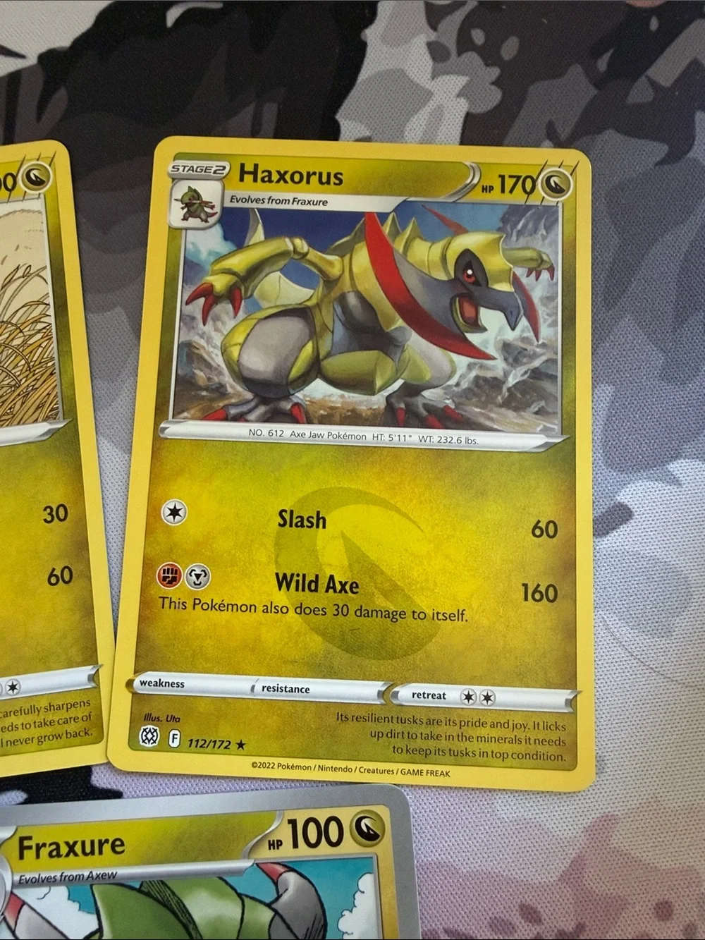 Axew, Fraxure & Haxorus Evolution Lot | Shrouded Fable + Brilliant Stars | 5/$25